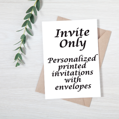 Custom Invitations